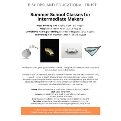 Summer School Classes for Intermediate Makers