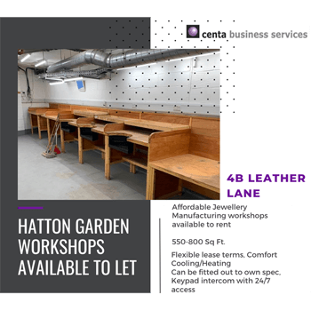 Hatton Garden Workshops Available To Let