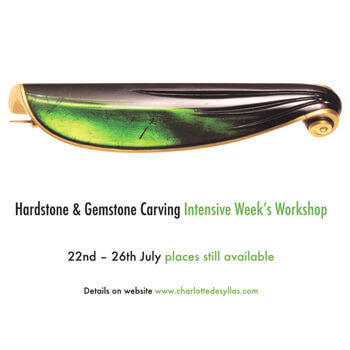 Hardstone & Gemstone Carving:  Intensive 5 Day Workshop with Charlotte De Syllas