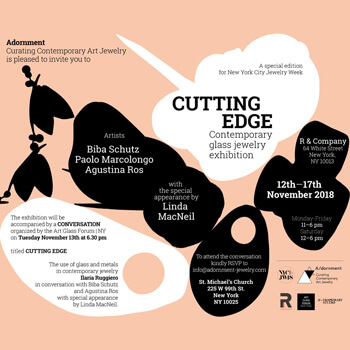 Cutting Edge - Contemporary Glass Jewellery Exhibition