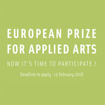 Call for Applications: The European Prize for Applied Arts 2018