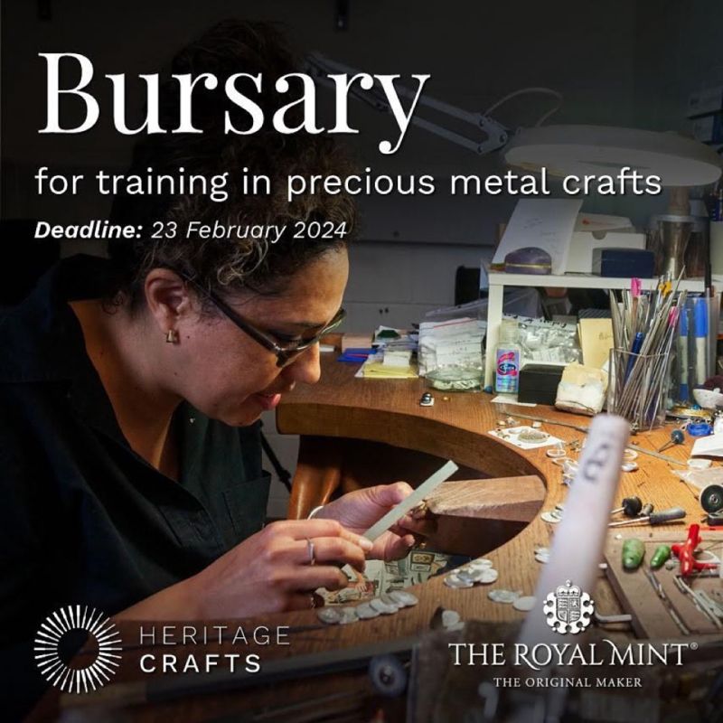Training Bursaries For Crafts Involving Precious Metals