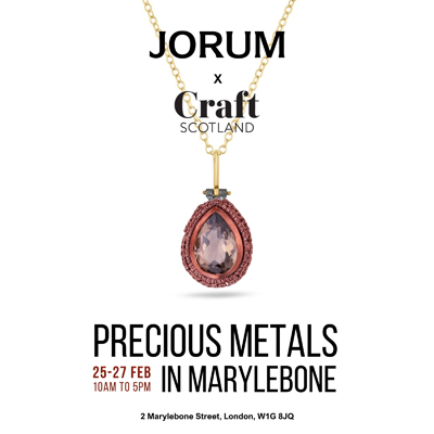 Jorum x Craft Scotland: Precious Metals in Marylebone