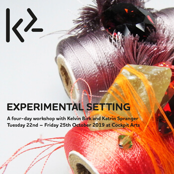 Experimental Setting at K2 Academy of Contemporary Jewellery Cockpit Arts, London