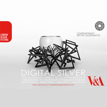 Contemporary British Silversmiths at the V&A for London Design Festival Digital Design Weekend