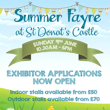 Call for Applications: Summer Fayre at St Donat’s Castle 2019