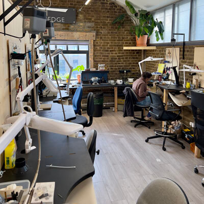 Bench Space in Professional Jewellery Workshop in East London