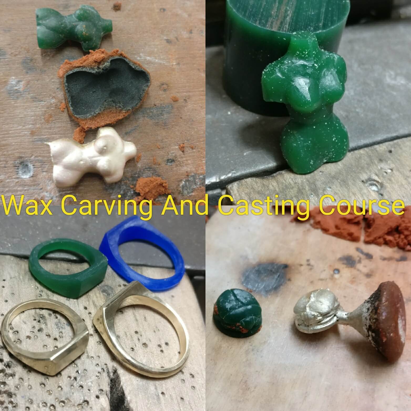 Benchpeg  Wax Carving and Delft Clay Casting Course - Brighton