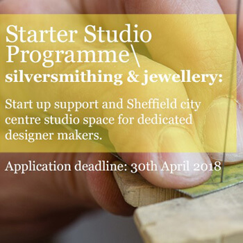 Call for Applications: Starter Studio Programme for Designer Silversmiths & Jewellers