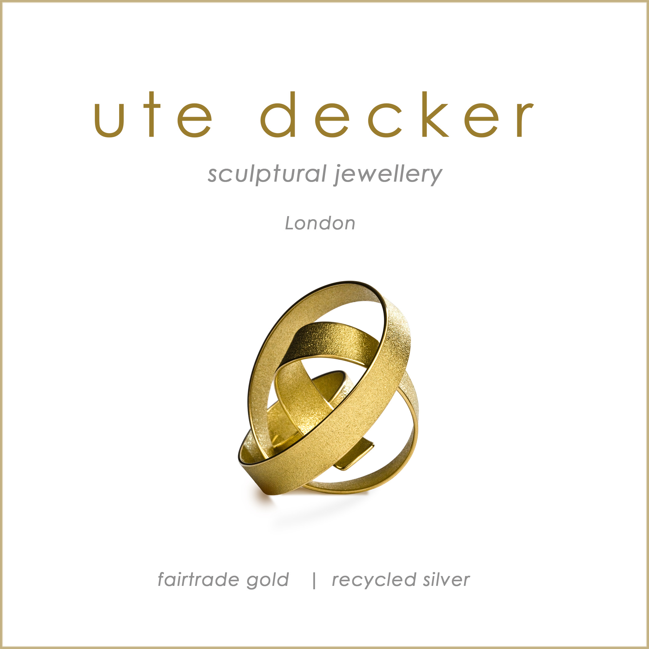 Arts Administrator / Practice Manager / Marketing Assistant, Ute Decker, artist jeweller- London
